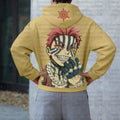 Unisex Graphic Streetwear Vintage Zipper Cardigan Plush Hoodie