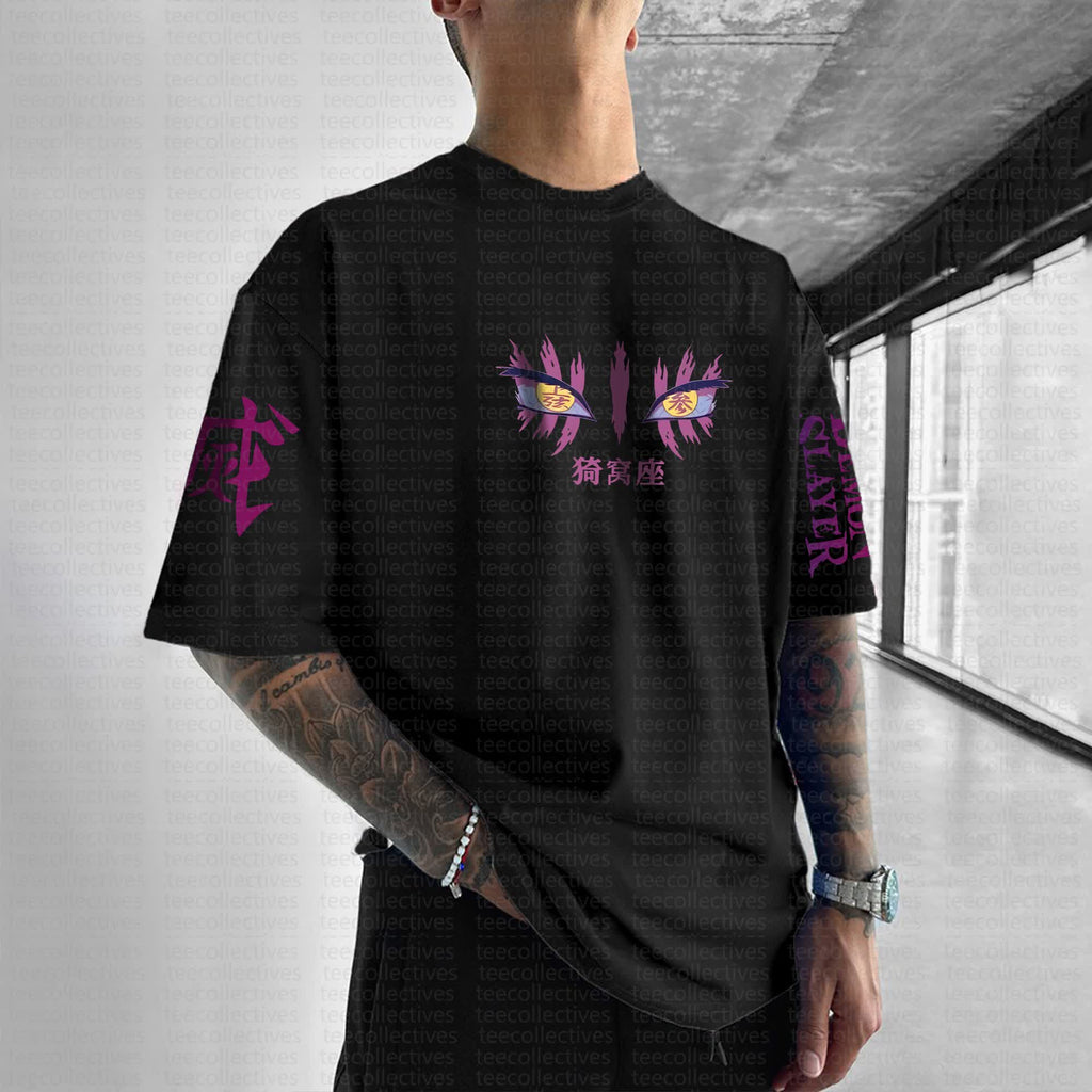 Unisex Anime Inspired Vintage T-Shirt丨KNY-Akaza