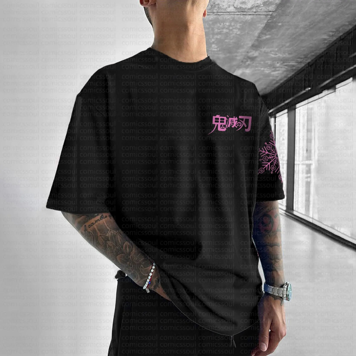 Unisex Anime Inspired Vintage T-Shirt丨Comicssoul