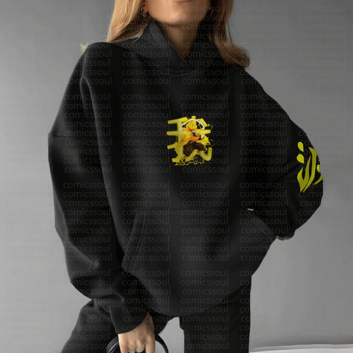 " Comicssoul " Anime Inspired Vintage Hoodie