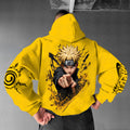 Unisex Naruto Anime Graphic Streetwear Hoodie