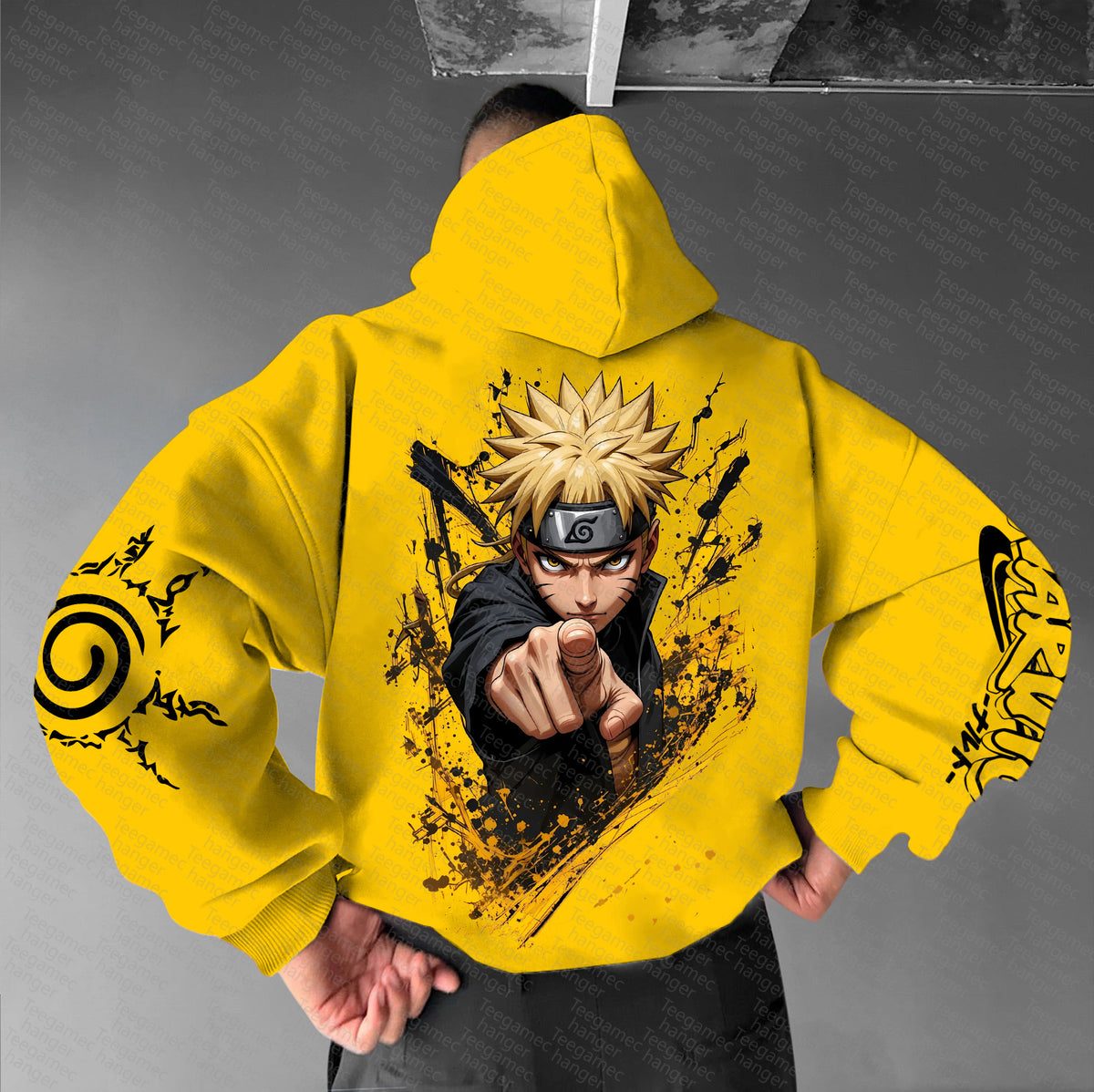 Unisex Naruto Anime Graphic Streetwear Hoodie