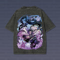 Vintage 3D Direct Inkjet Printed Washed Unisex T-Shirt