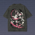 Vintage 3D Direct Inkjet Printed Washed Unisex T-Shirt
