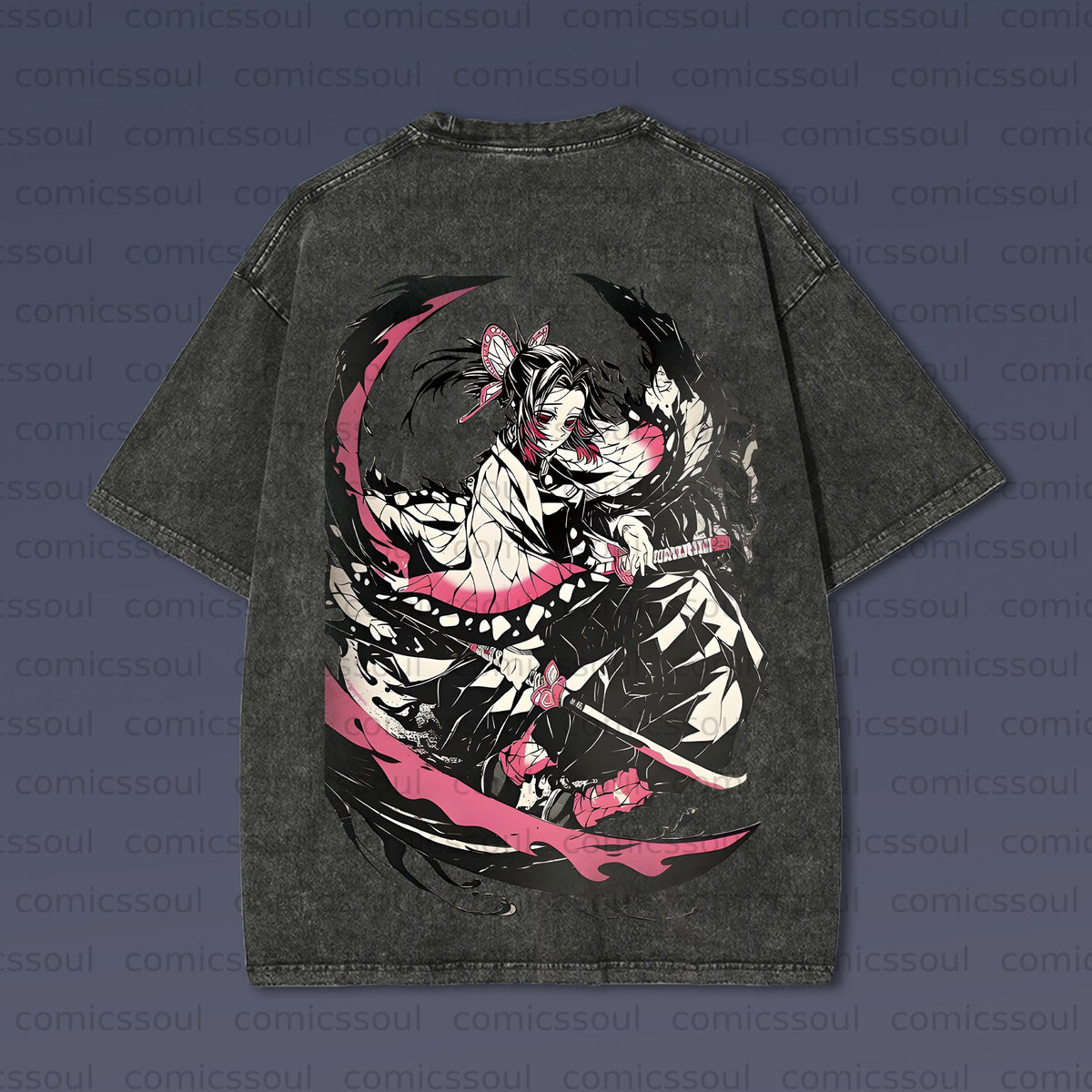Vintage 3D Direct Inkjet Printed Washed Unisex T-Shirt