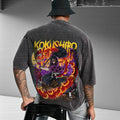 Unisex Anime Inspired Vintage Washed T-Shirt丨Comicssoul