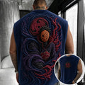 Unisex Anime-print Tank Top