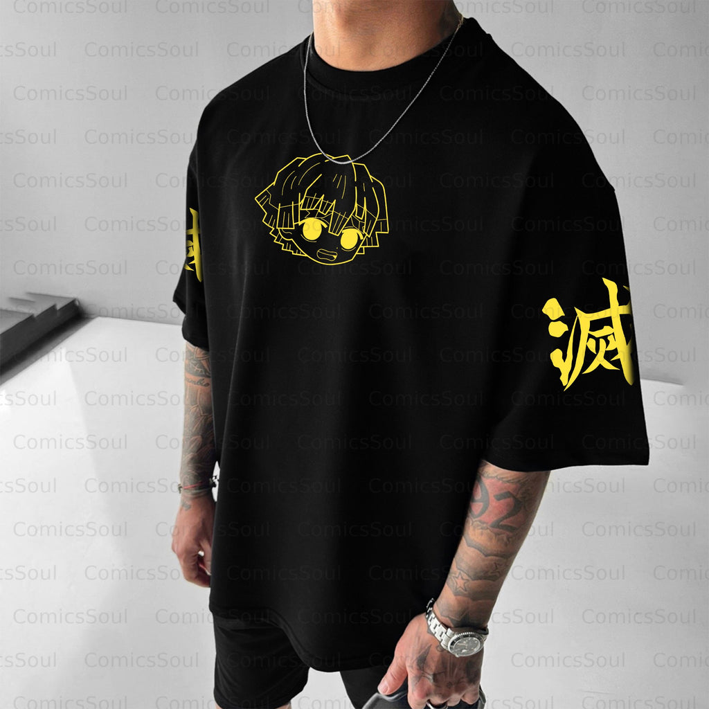 Unisex Anime Inspired Vintage T-Shirt| KNY