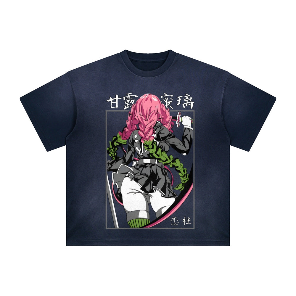 Unisex Anime Inspired Vintage T-Shirt