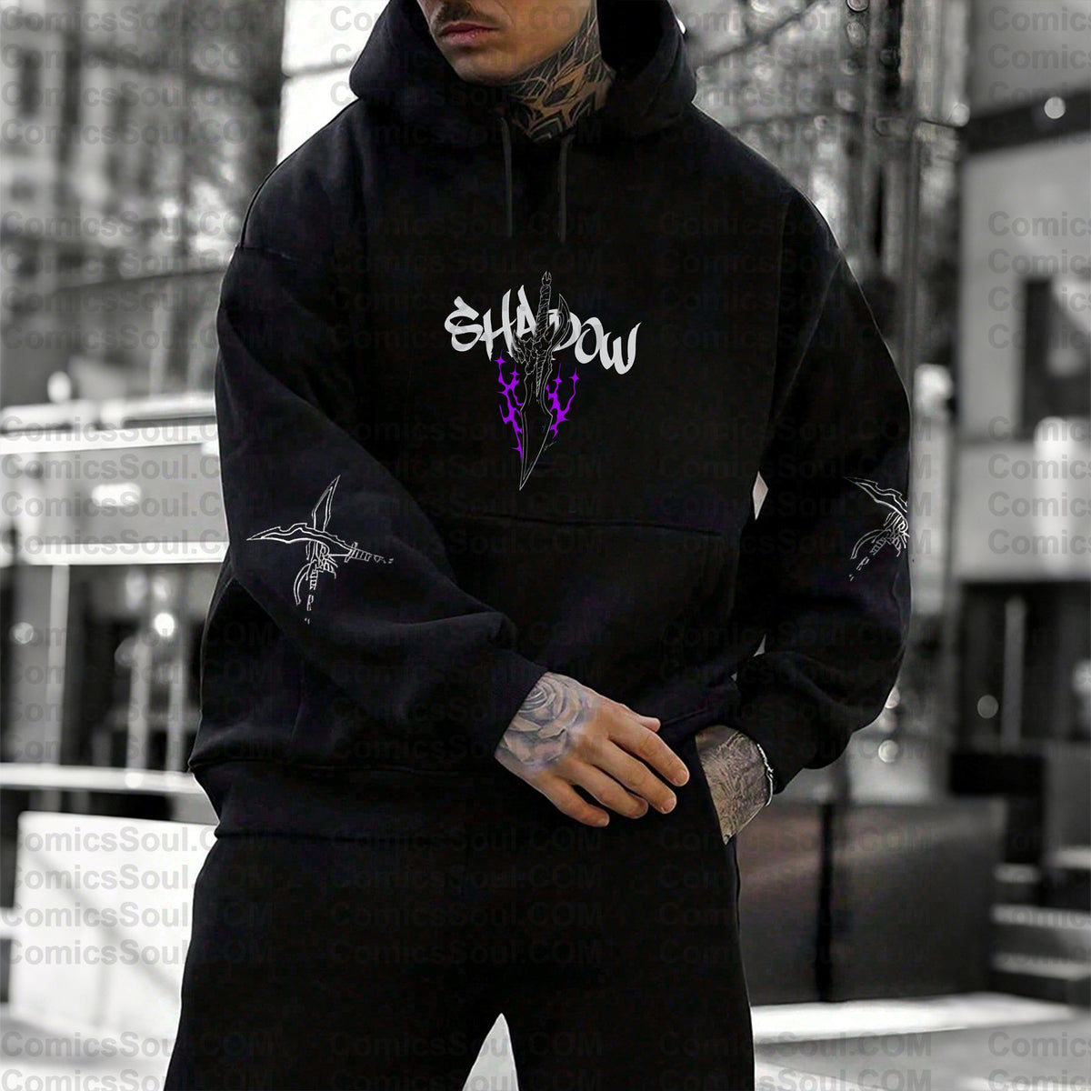 Unisex Anime Graphic Streetwear Wintage Plush Hoodie