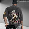 Unisex Anime Inspired Vintage Washed T-Shirt丨Comicssoul