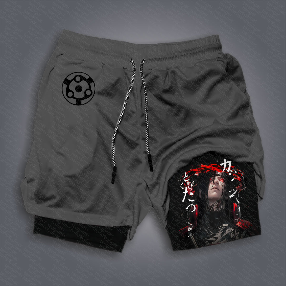 Unisex Naruto Anime Graphic Streetwear Shorts