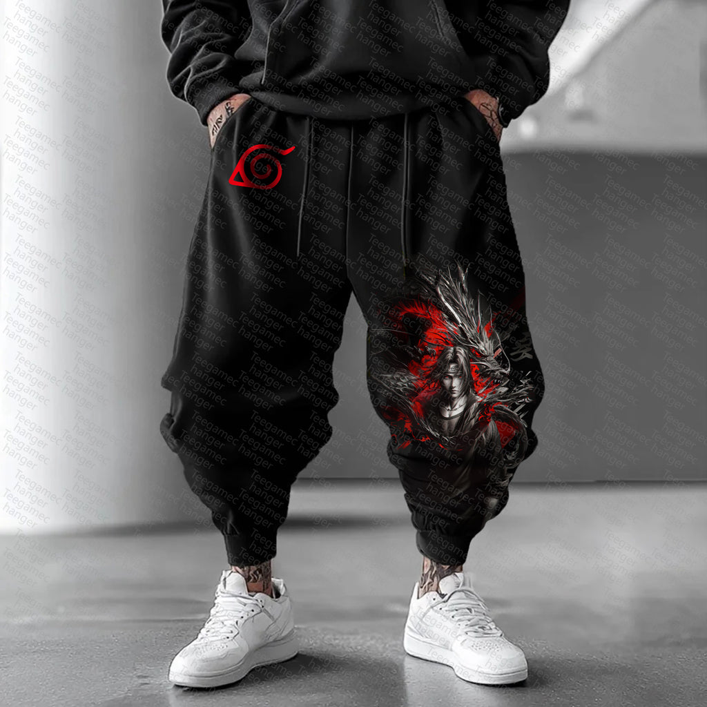 Unisex Naruto Anime Graphic Streetwear Pants