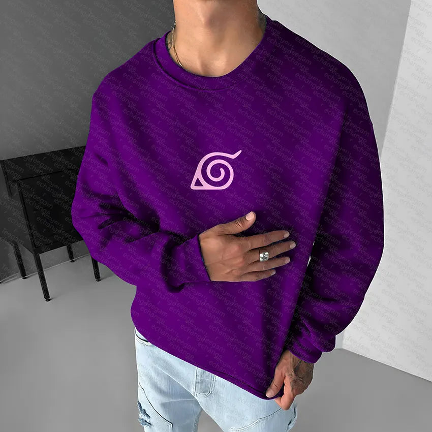 Unisex Naruto Anime Graphic Streetwear Sweatshirt