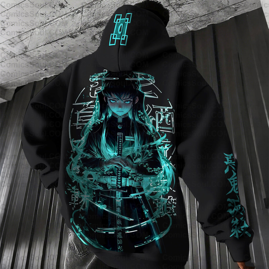 Unisex Anime Graphic Streetwear Vintage Hoodie| KNY