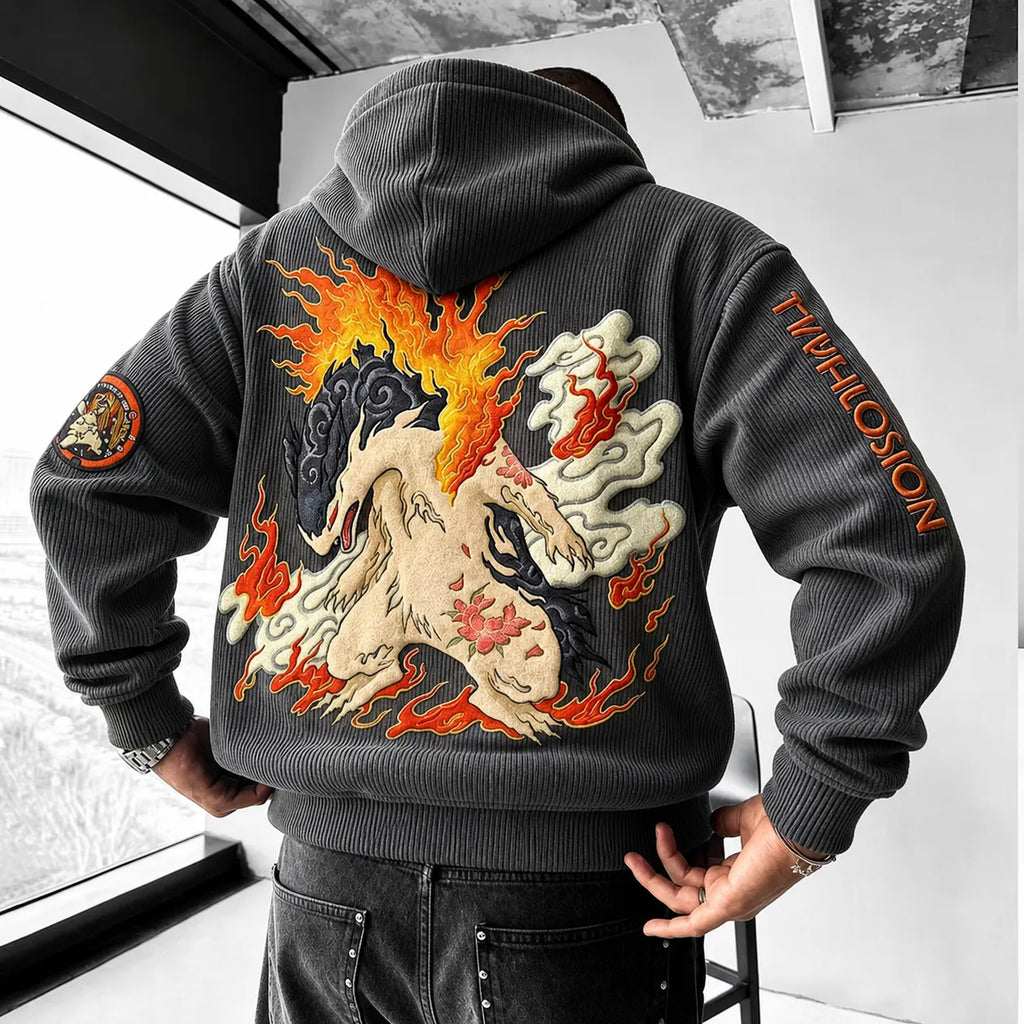 Unisex Anime-print Hoodie