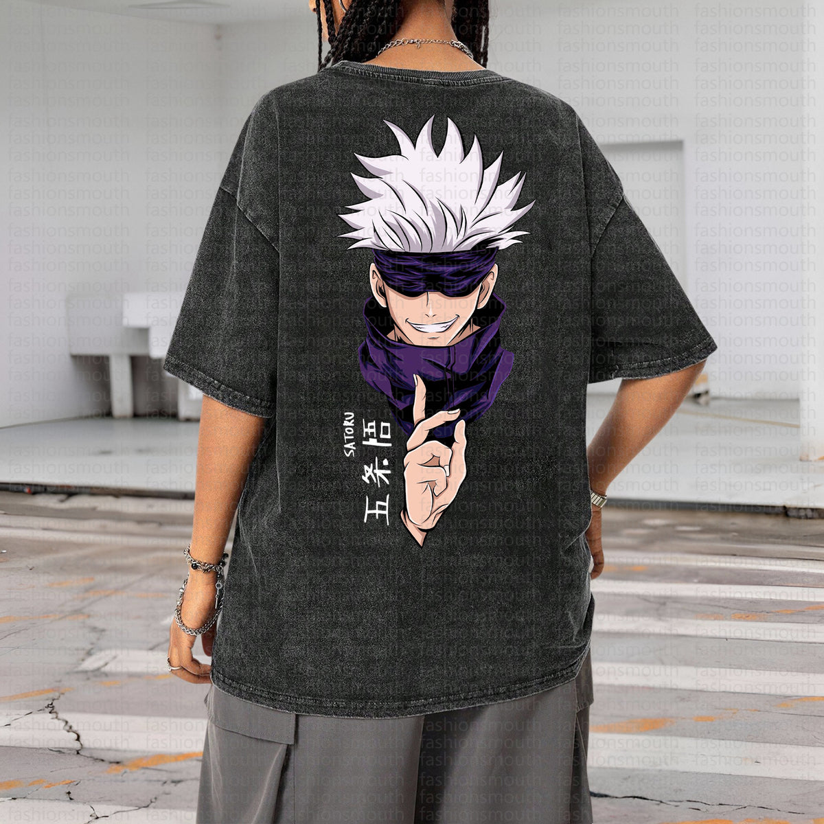 "Comicssoul" Anime Vintage High Quality Washed T-Shirt