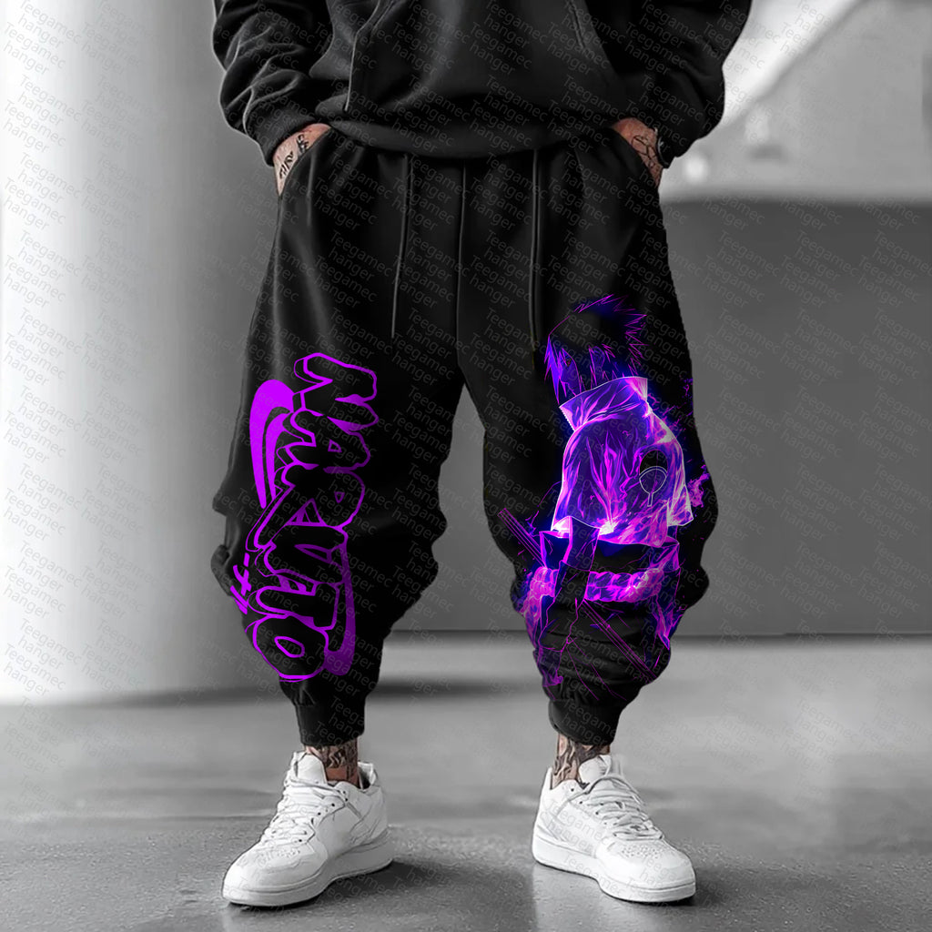 Unisex Naruto Anime Graphic Streetwear Pants