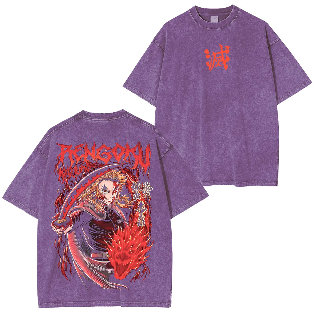 KNY Anime Unisex Washed T-Shirt