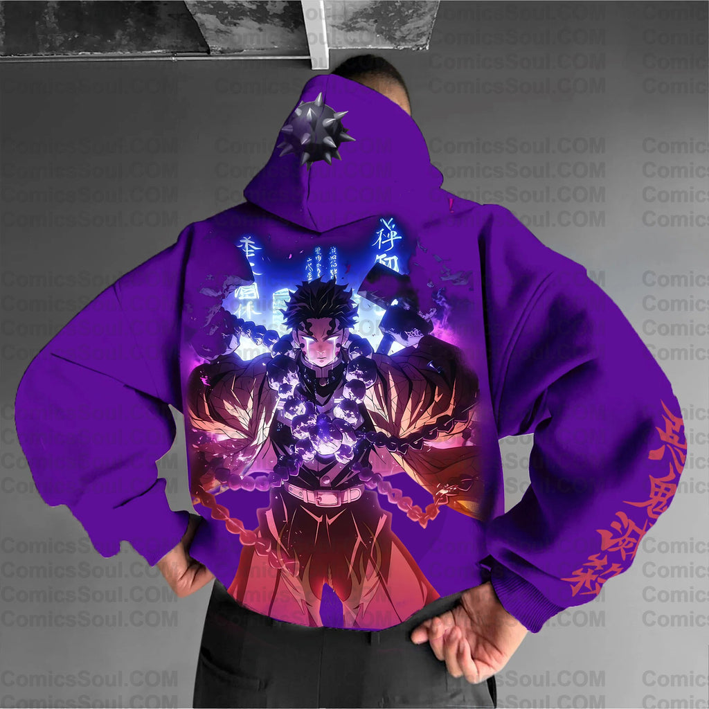Unisex Game Graphic Streetwear Vintage Hoodie| KNY