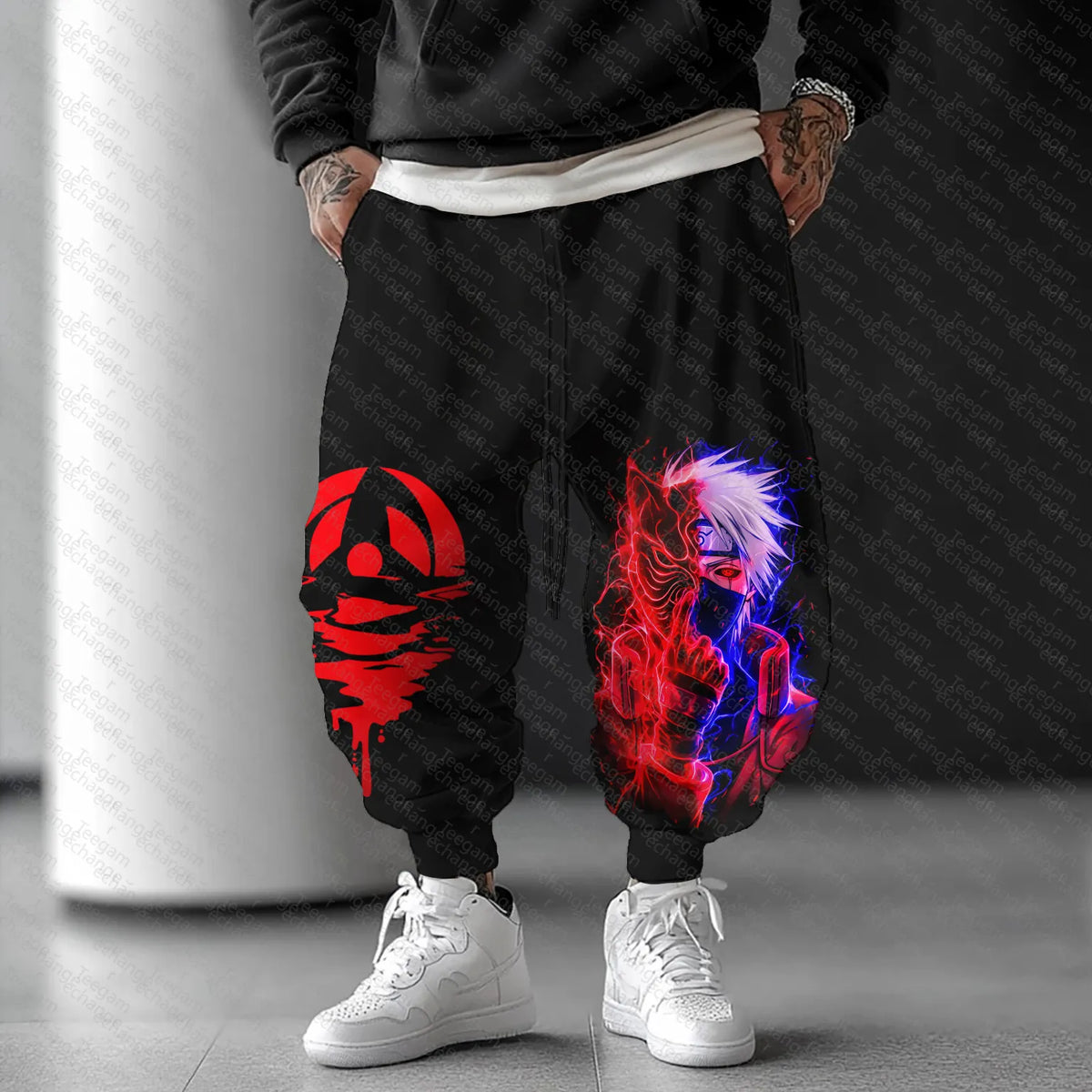 Unisex Naruto Anime Graphic Streetwear Pants