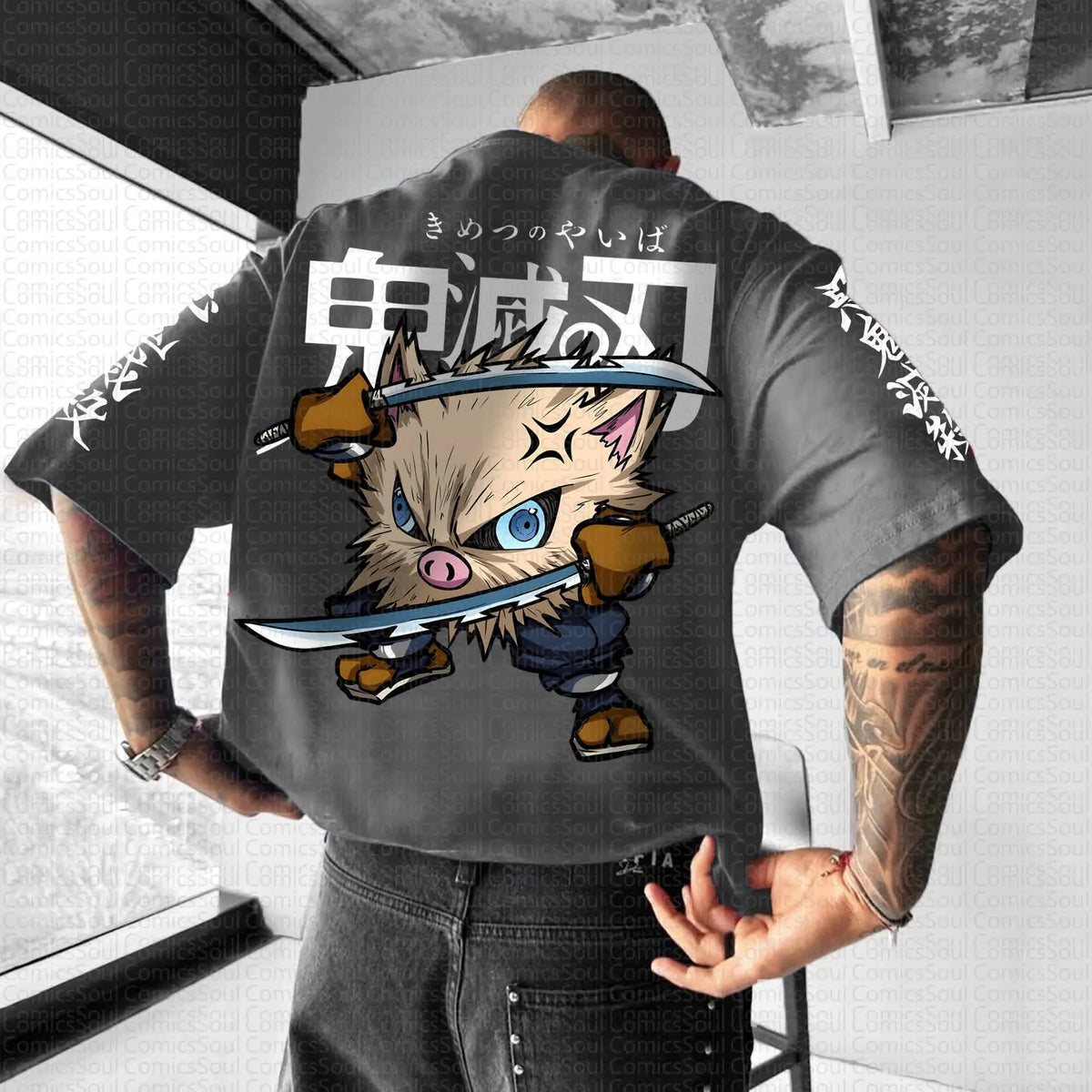 Unisex Anime Inspired Vintage T-Shirt丨Comicssoul X Comicssoul