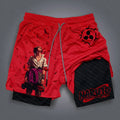 Unisex Naruto Anime Graphic Streetwear Shorts