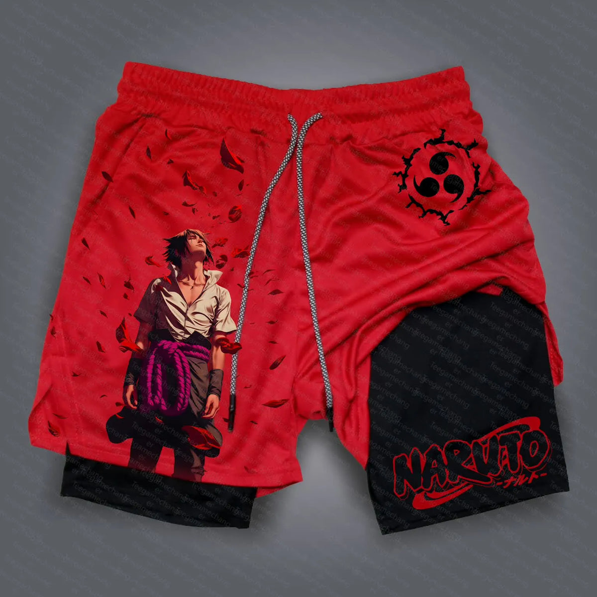 Unisex Naruto Anime Graphic Streetwear Shorts