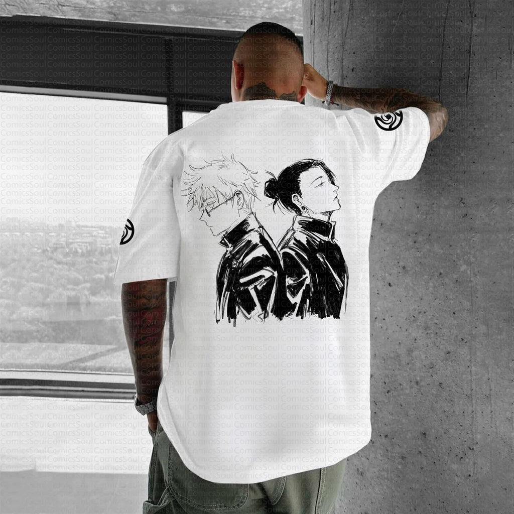 Unisex Anime Inspired Vintage T-Shirt丨Comicssoul