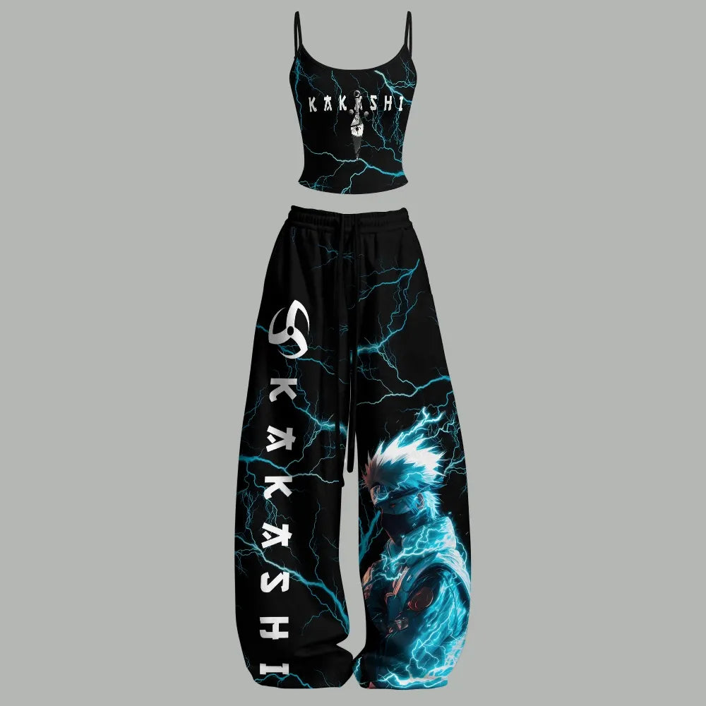 NARUTO Top & Elasticated Trousers Two-Piece Set | Anime Graphic