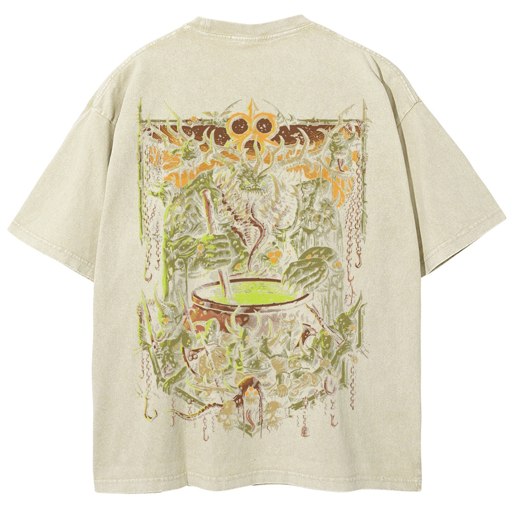 Unisex Fit Washed T-Shirt 2508016342丨WH40K