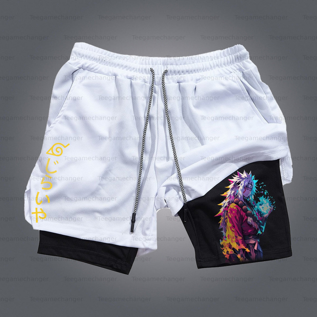 Unisex Naruto Anime Graphic Streetwear Shorts