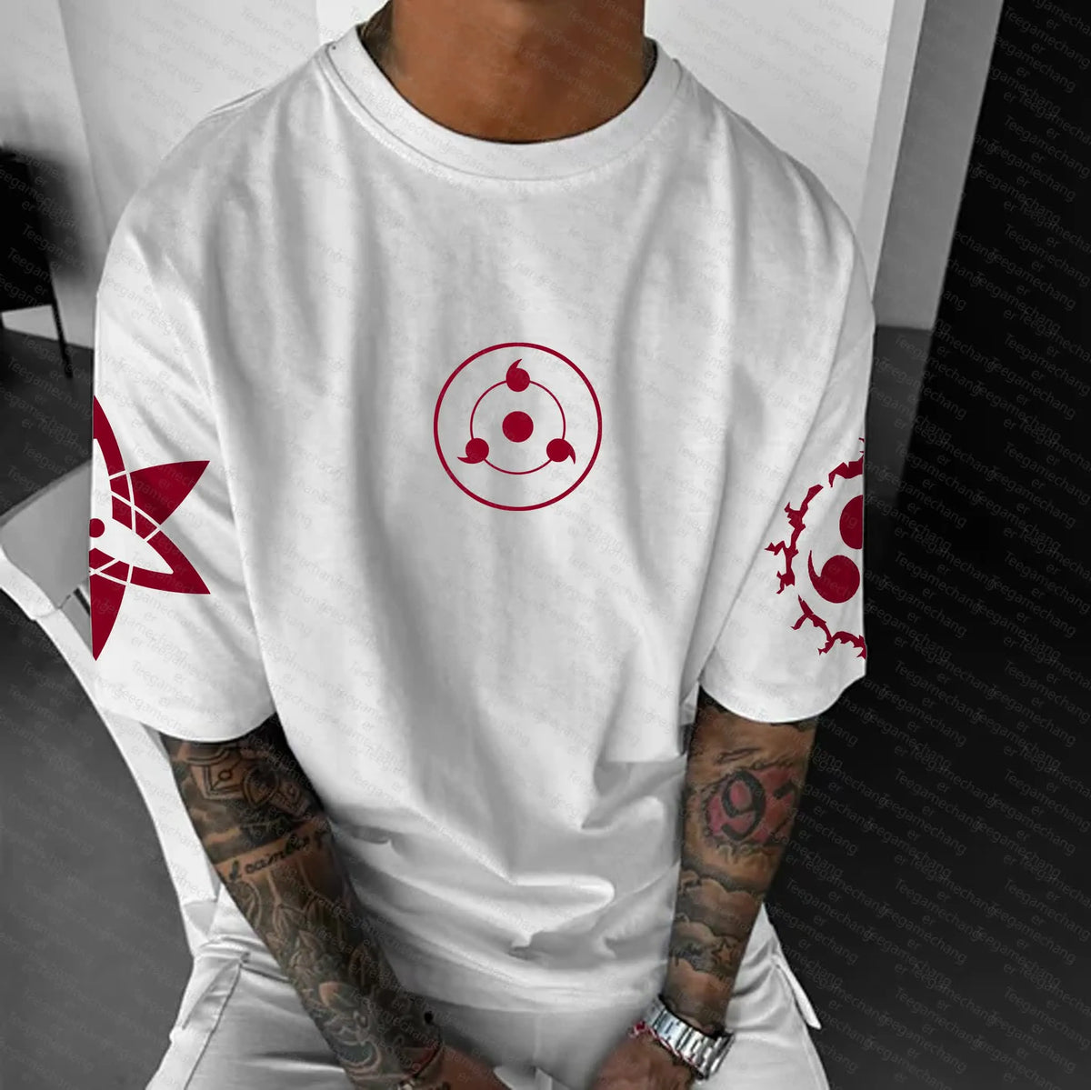 Unisex Naruto Anime Graphic Streetwear T-Shirts
