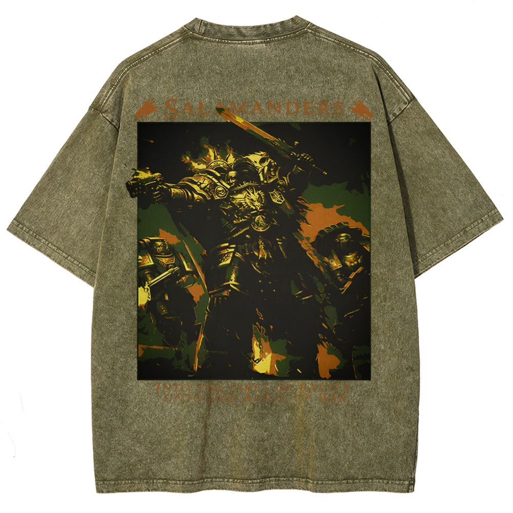 Unisex Fit Washed T-Shirt 丨WH40K