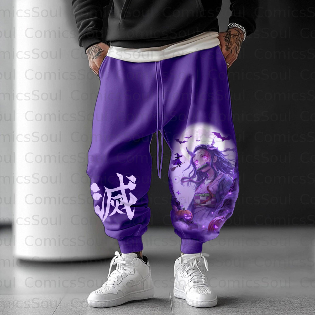 Unisex Halloween Anime Inspired Vintage Pants
