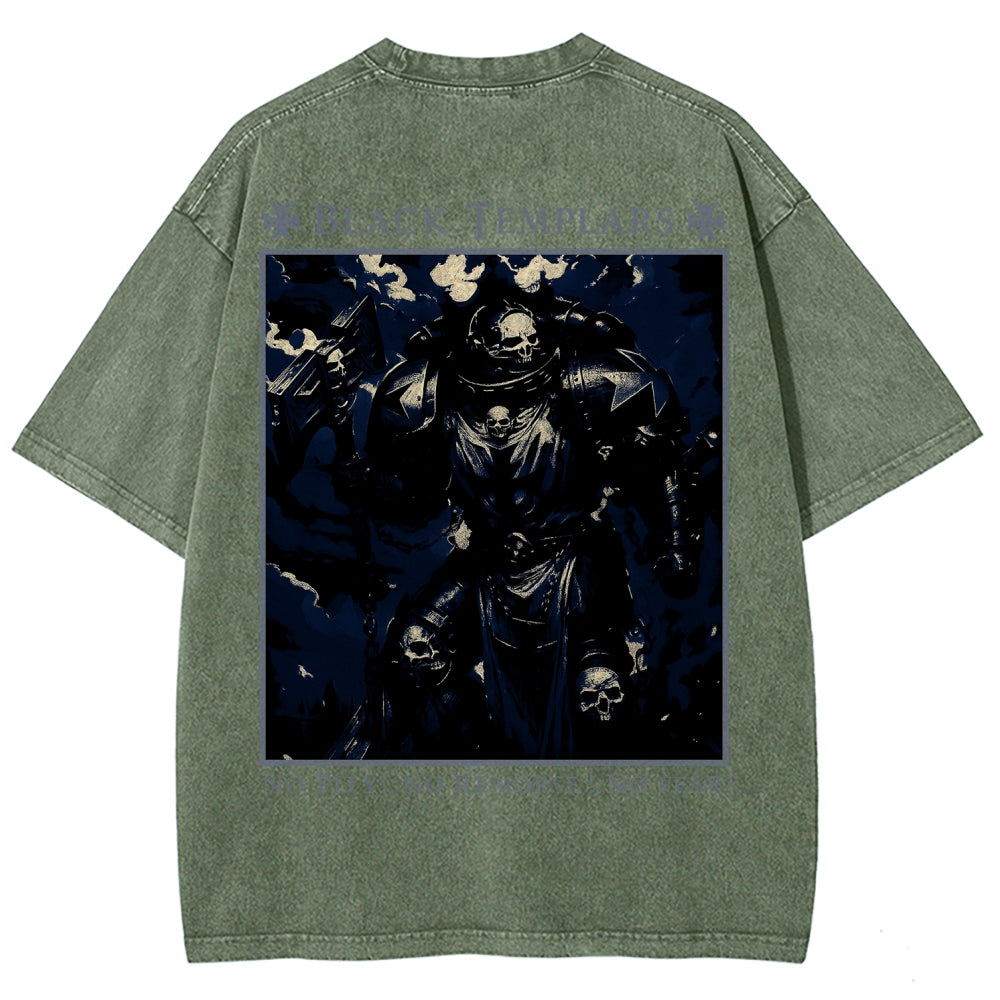 Vintage Casual Washed T-Shirt 2509002319丨WH40K