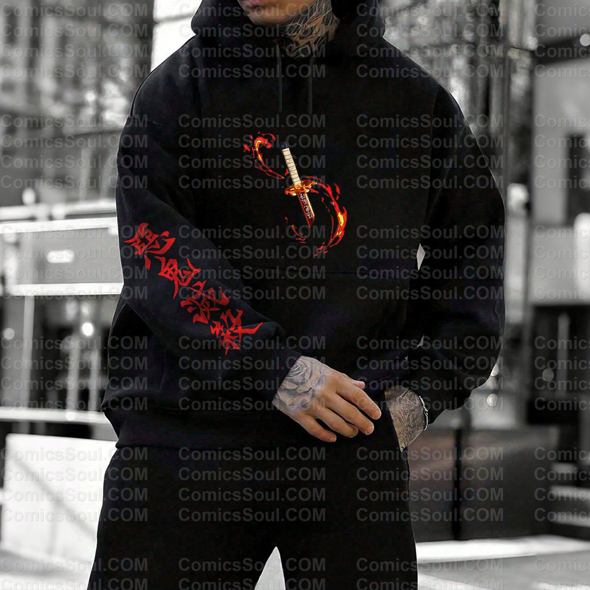 Unisex Anime Graphic Streetwear Vintage Hoodie| KNY