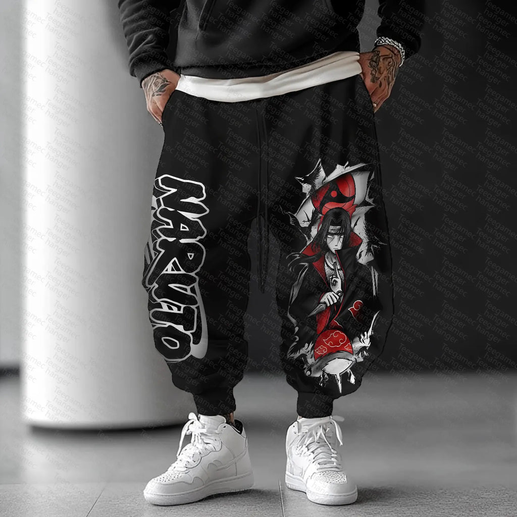 Unisex Naruto Anime Graphic Streetwear Pants