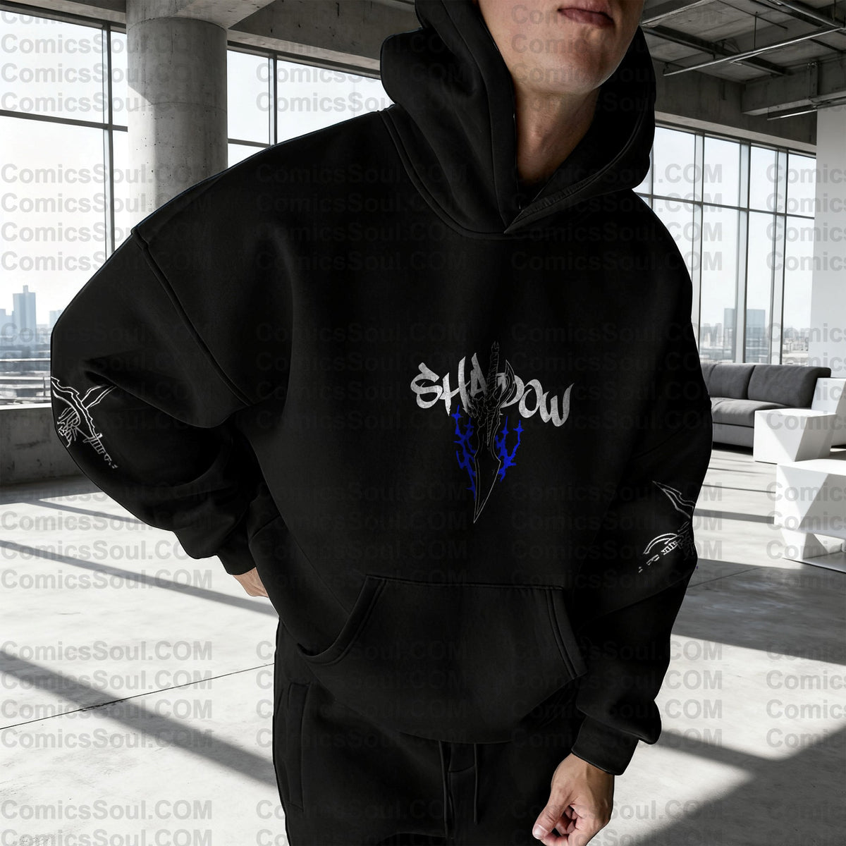 Unisex Anime Graphic Streetwear Wintage Plush Hoodie
