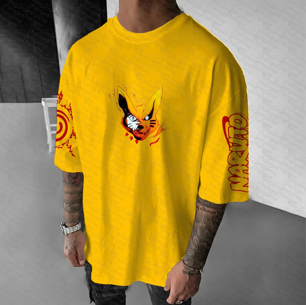Unisex Naruto Anime Graphic Streetwear T-Shirts