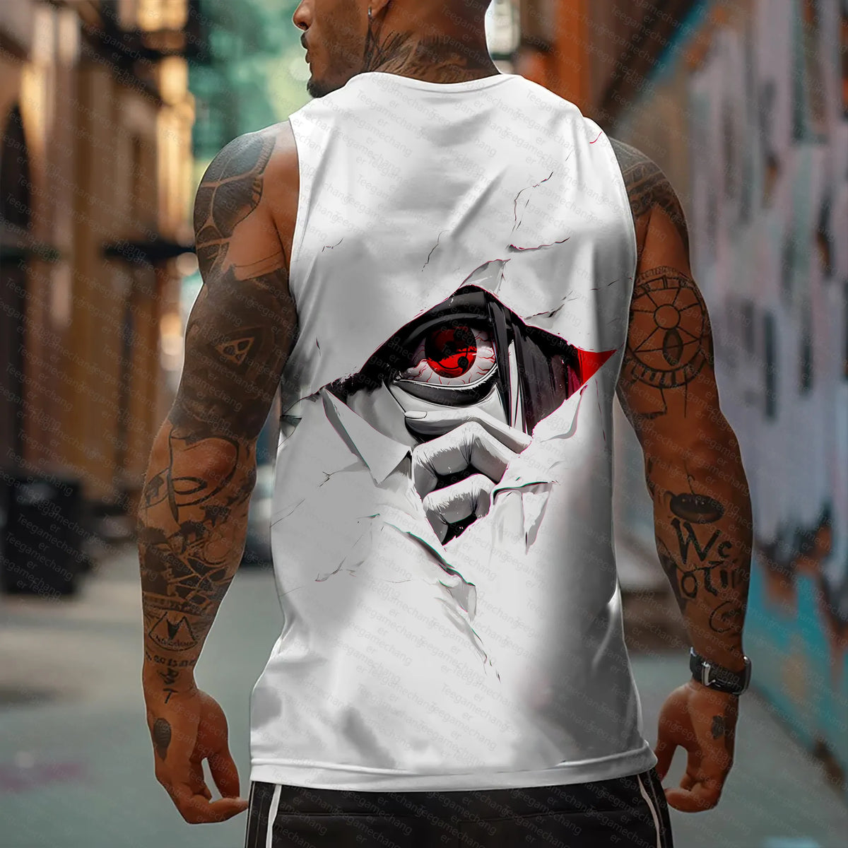 Unisex Naruto Anime Graphic Streetwear Tank Top