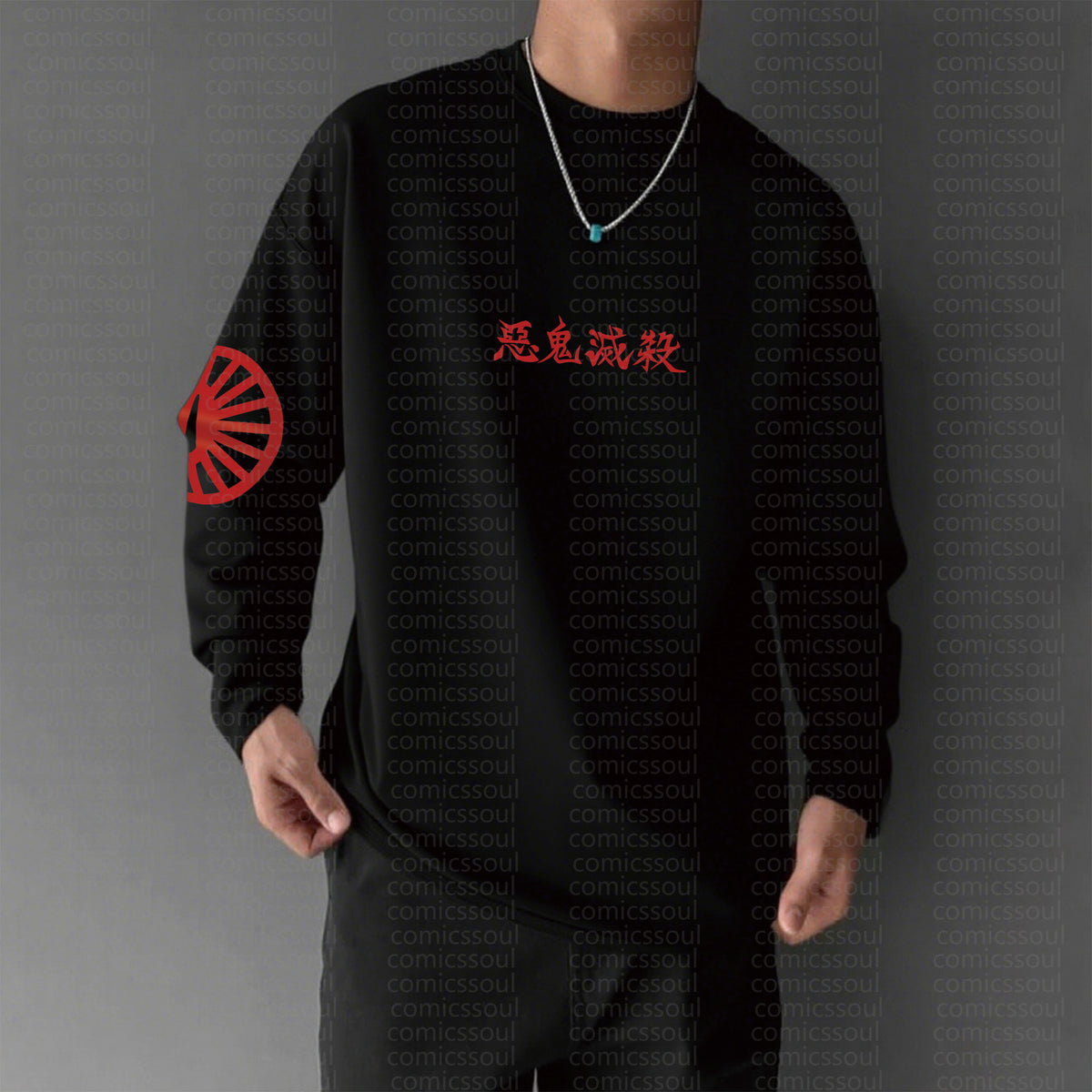 Unisex “Comicssoul” Anime Graphic Streetwear Vintage Long-Sleeved T-shirt