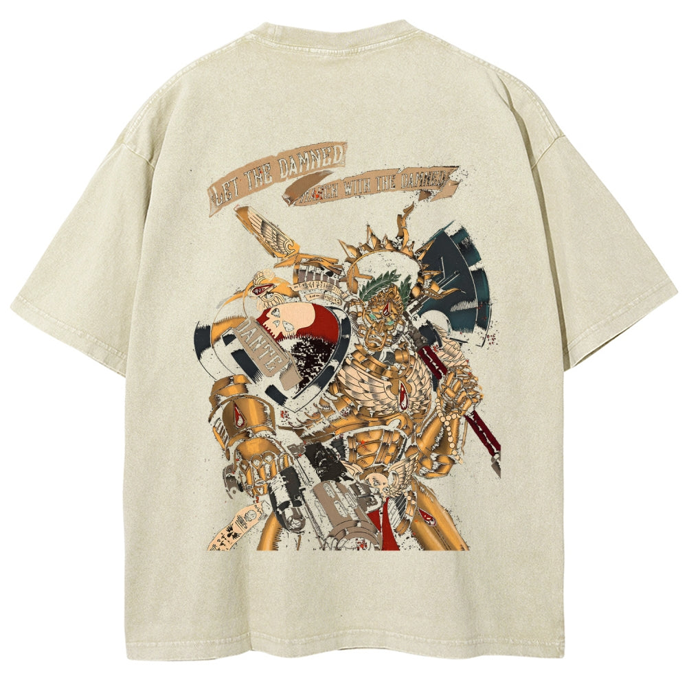 Unisex Fit Washed T-Shirt 丨WH40K