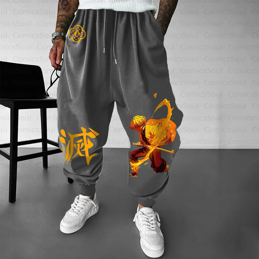 Unisex Anime Inspired Vintage Pants | KNY