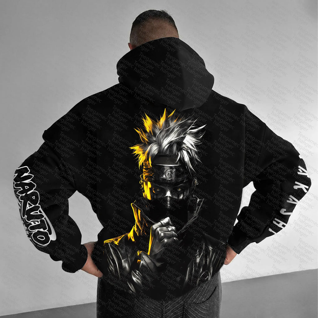 Unisex Naruto Anime Graphic Streetwear Hoodie