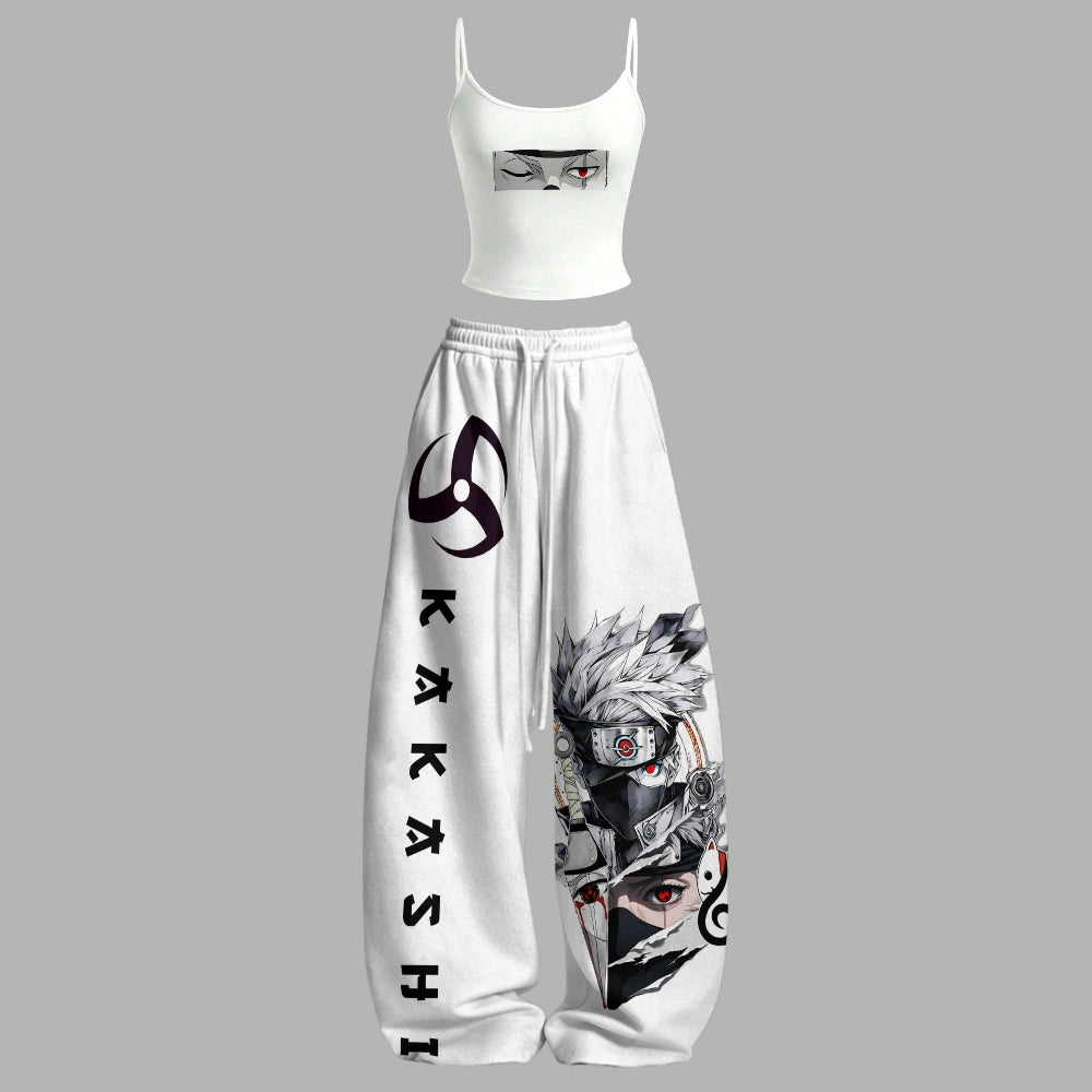 NARUTO Top & Elasticated Trousers Two-Piece Set | Anime Graphic