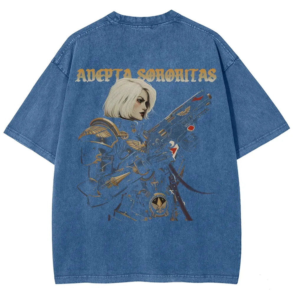 Unisex Fit Washed T-Shirt 丨WH40K