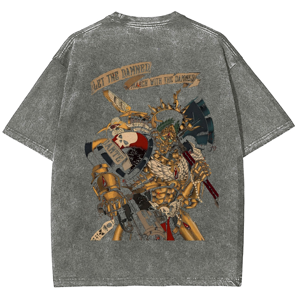 Unisex Fit Washed T-Shirt 丨WH40K