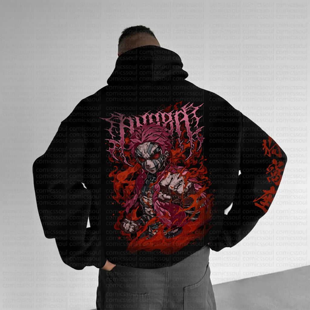 Unisex Anime Graphic Streetwear Vintage Hoodie丨Comicssoul