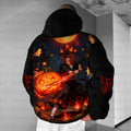 Unisex Halloween Anime Graphic Streetwear Vintage Hoodie